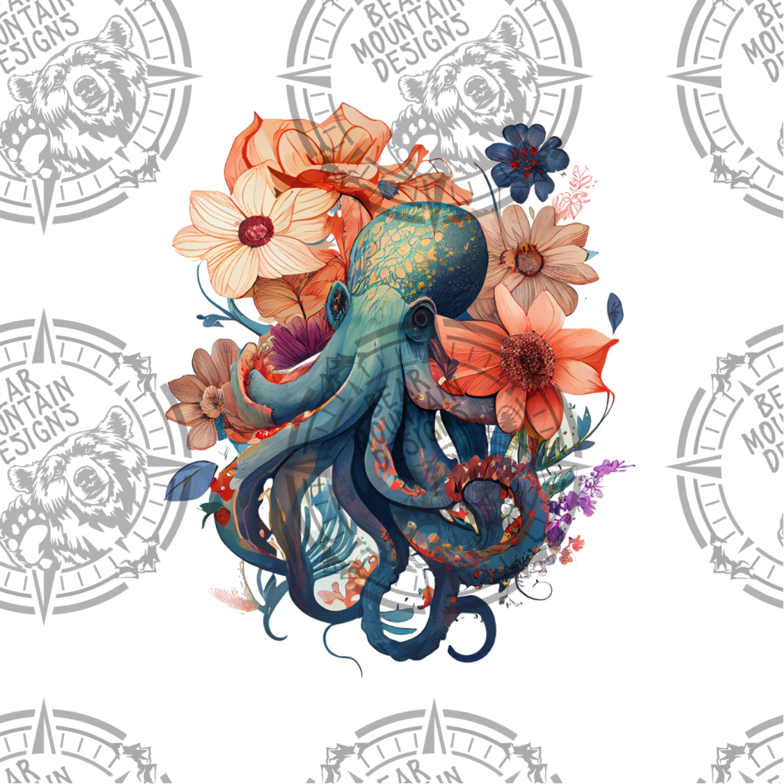 Floral Octopus 2