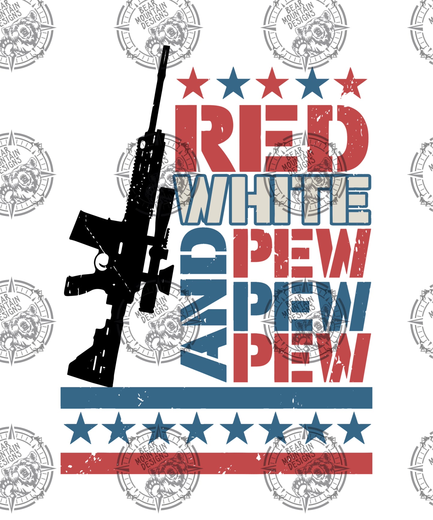Red White And Pew Pew Pew
